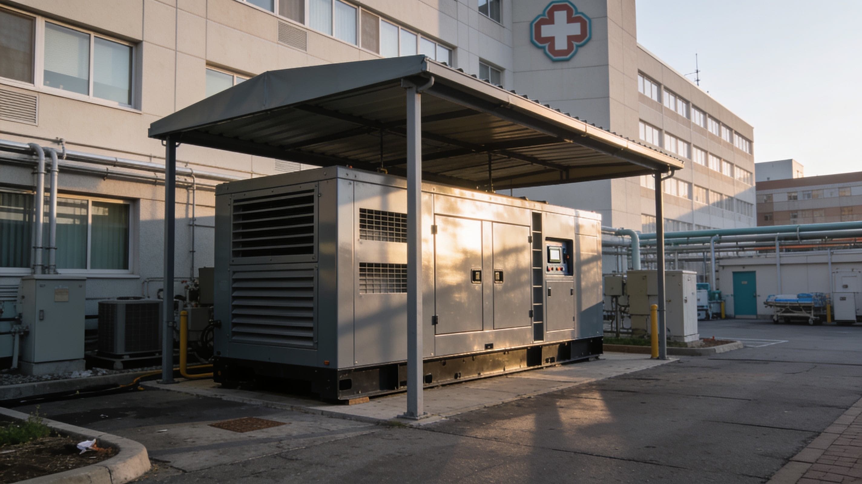 Hospital Backup Generator Requirements: 10-Second Start, ATS and Redundancy